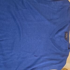 Nautica Men's V-Neck Sweater - Blue